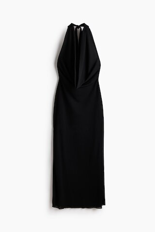H & M - Cowl-Neck Maxi Dress - Black | H&M (US + CA)