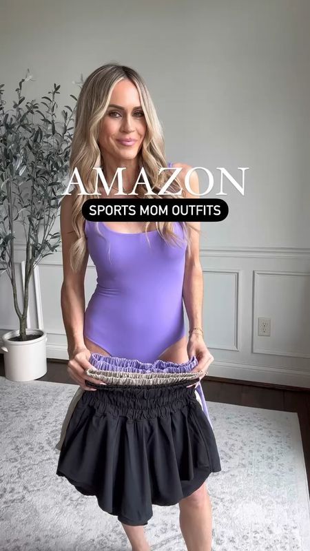 Amazon sports mom outfits perfect for spring and summer days spent at the field!

These skorts are sooo comfy - lightweight, high waisted stretchy waistband, shorts and brief underneath. Available in xs - 2x! (Wearing xs)



#LTKover40 #LTKstyletip #LTKfindsunder50