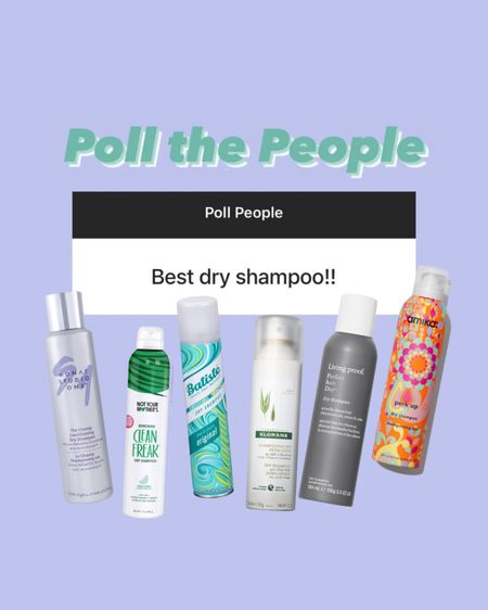 Dry shampoo recommendations from our amazing community. Full reviews on the blog.