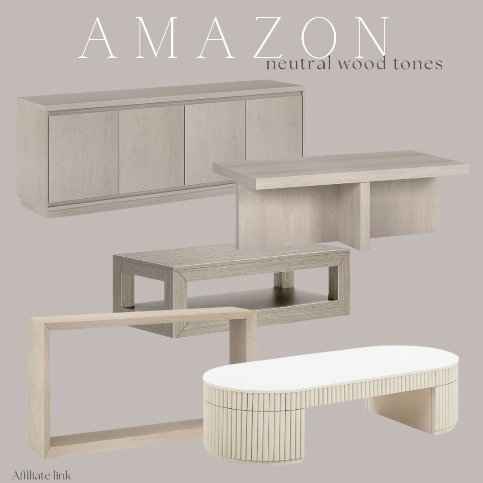 Amazon - neutral wood tones! 


Coffee table, sideboard, accent cabinet, console table, organic modern, home decor 

#amazon 

#LTKHome