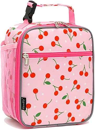 FlowFly Kids Lunch box Insulated Soft Bag Mini Cooler Back to School Thermal Meal Tote Kit for Gi... | Amazon (US)
