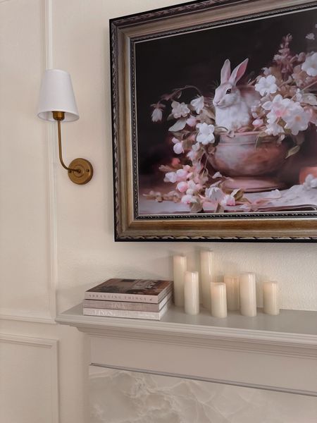 A mantle moment. ☁️

Amazon finds • mantle decor • wall sconce • candles • flameless candles

#LTKhome