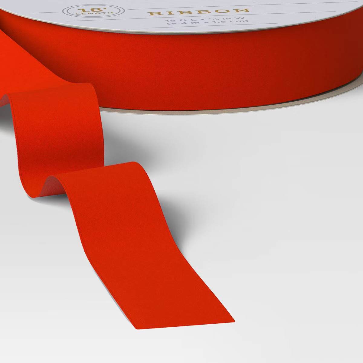 18' Christmas Fabric Ribbon Red Velvet - Wondershop™ | Target