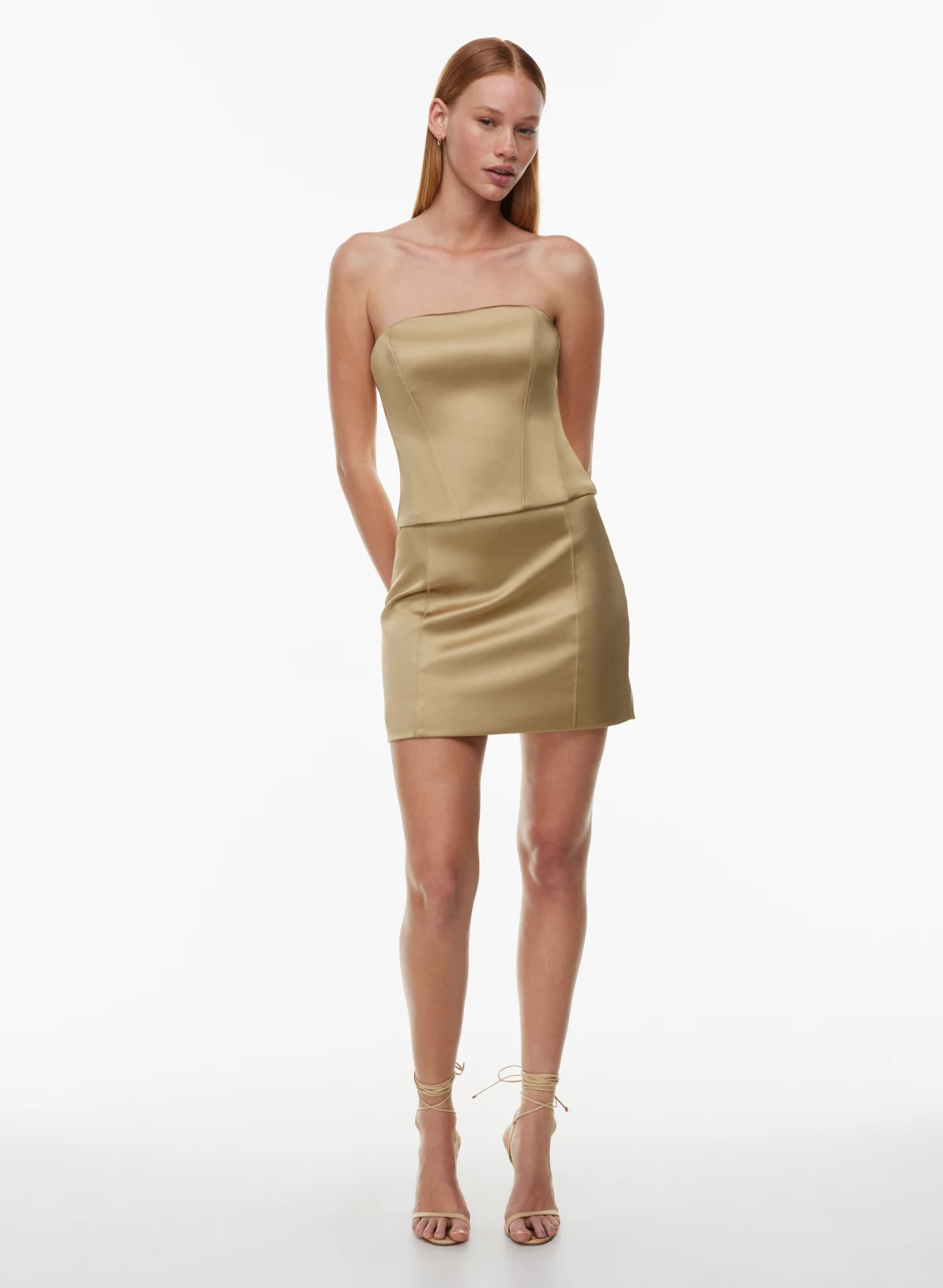 PERLAS SATIN SKIRT | Aritzia