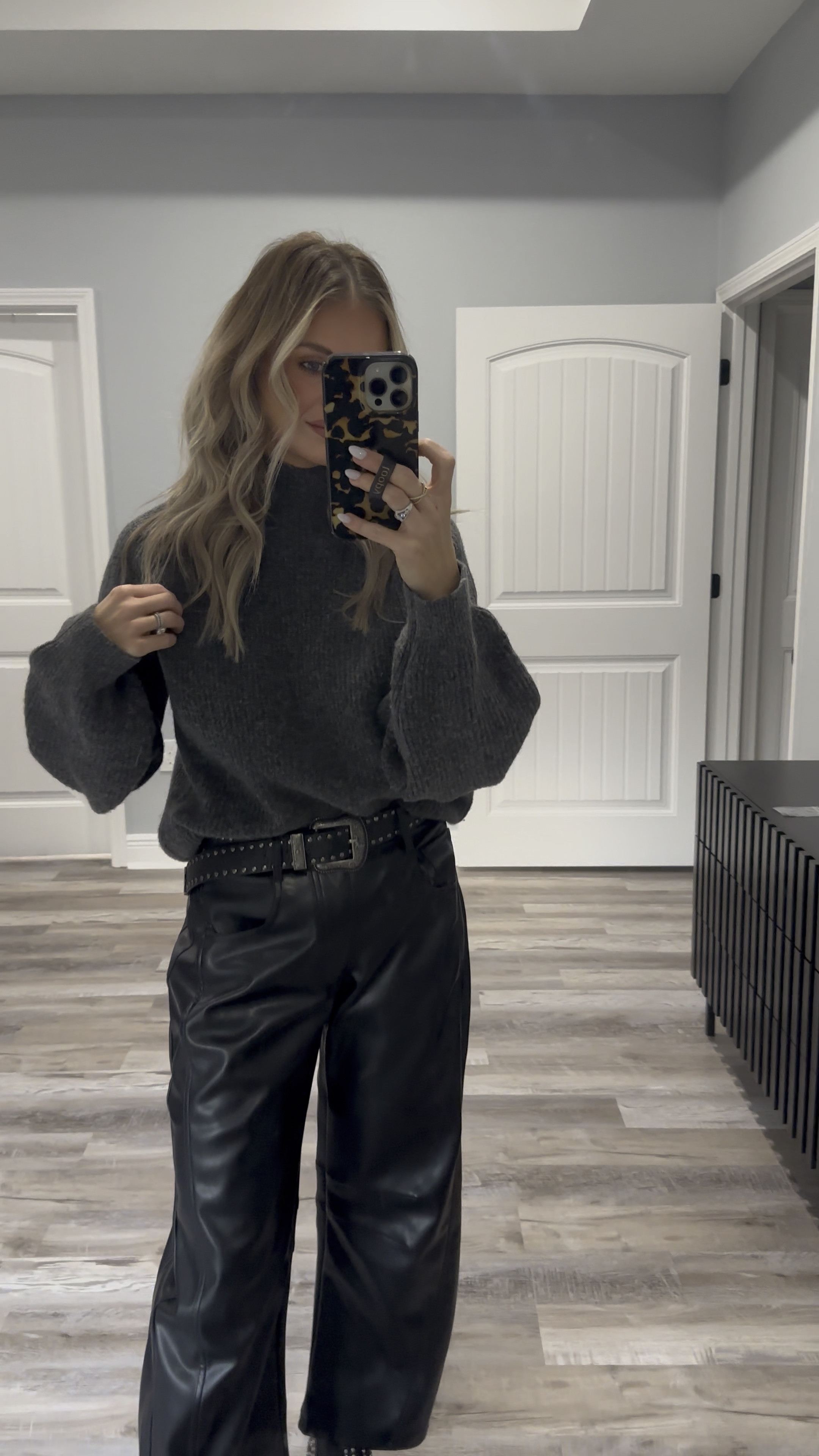 Winter outfit ideas
XS sweater
Small pants (needed XS)
Belt is old and shoes are old, but linked similar 

#LTKFindsUnder50 #LTKWorkwear #LTKStyleTip