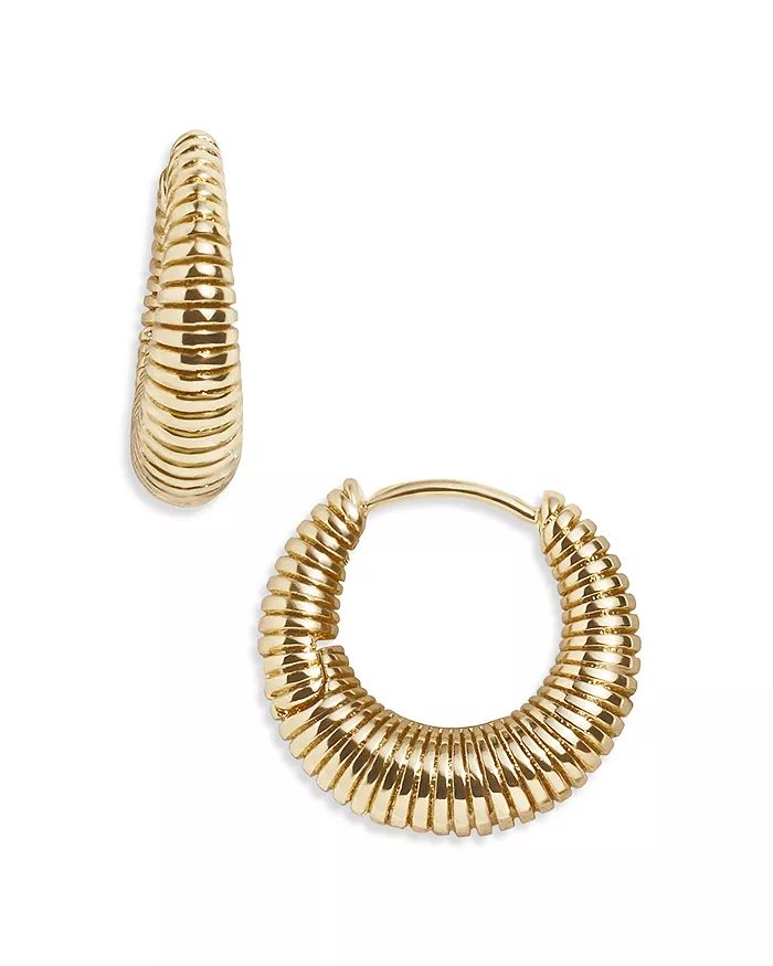 BAUBLEBAR Kora Ribbed Huggie Hoop Earrings Jewelry & Accessories - Bloomingdale's | Bloomingdale's (US)