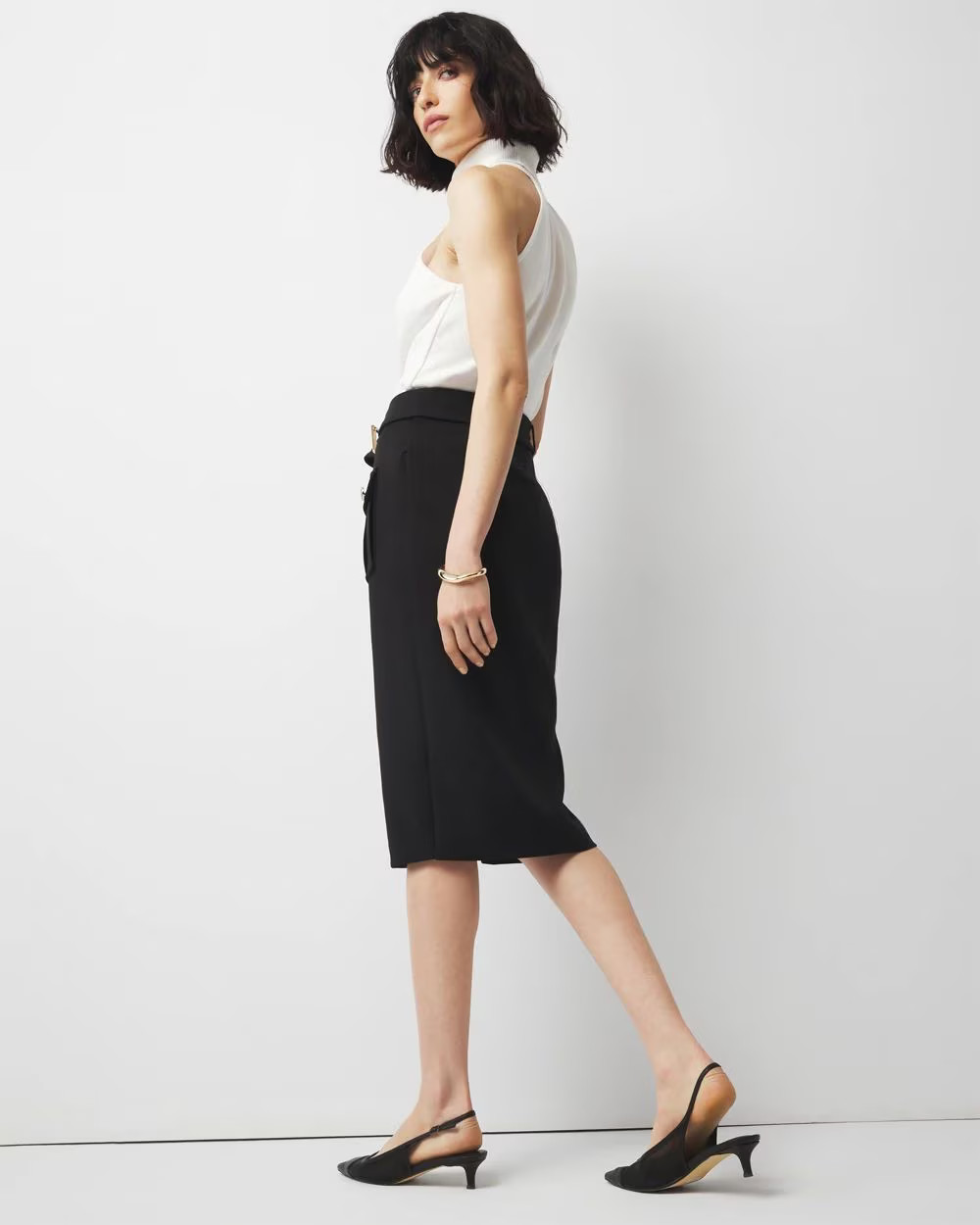 Belted Utility Skirt | White House Black Market