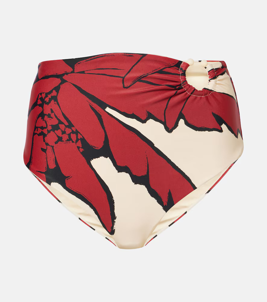Johanna Ortiz Printed high-rise bikini bottoms | Mytheresa (US/CA)