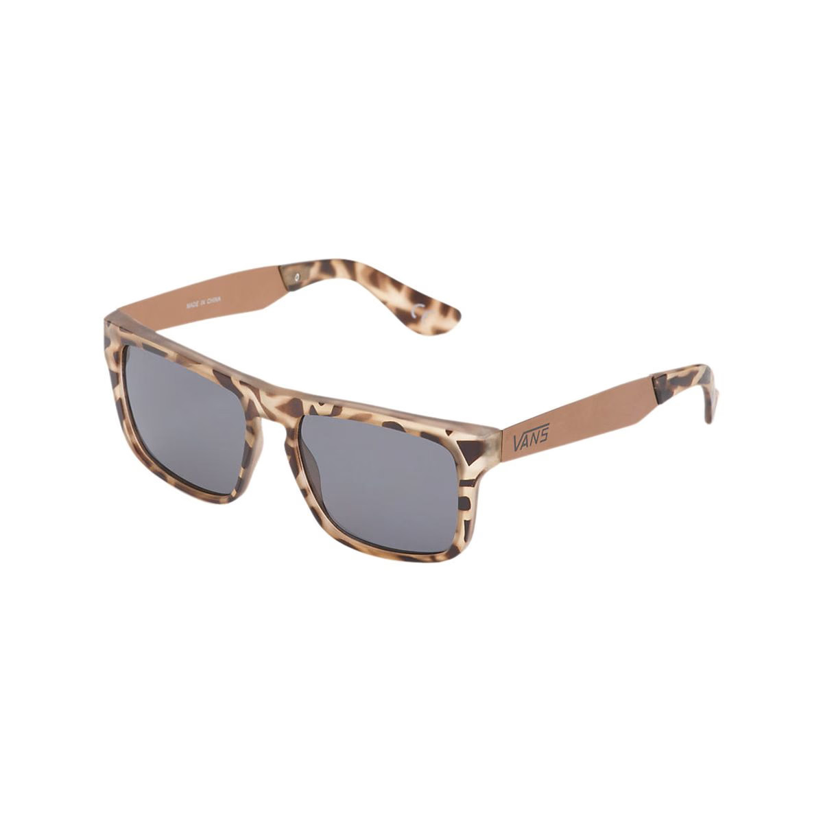 Vans Squared Off Sunglasses - Men's Matte Finish Honey Tortoise, One Size | Backcountry.com