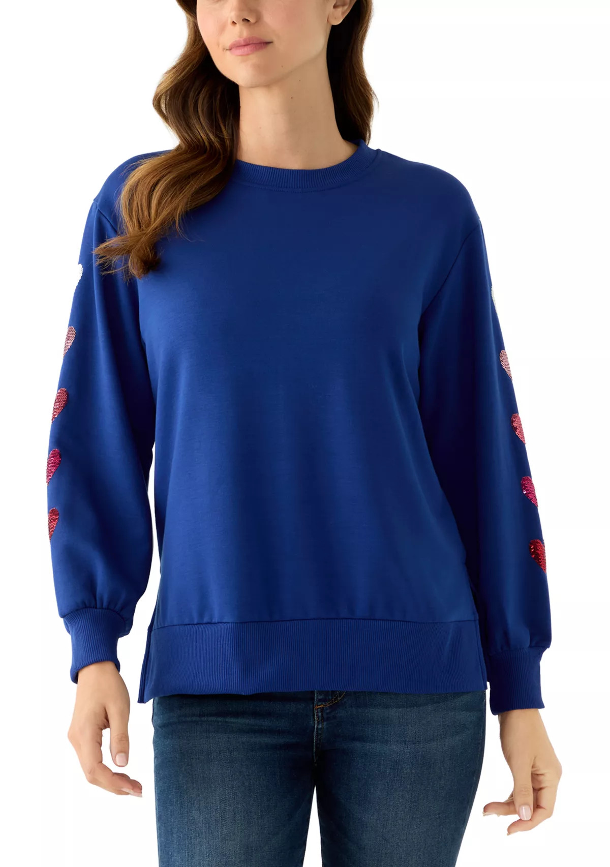 Pine ProperWomen's Heart Sleeve Lakelyn Sweatshirt | Belk