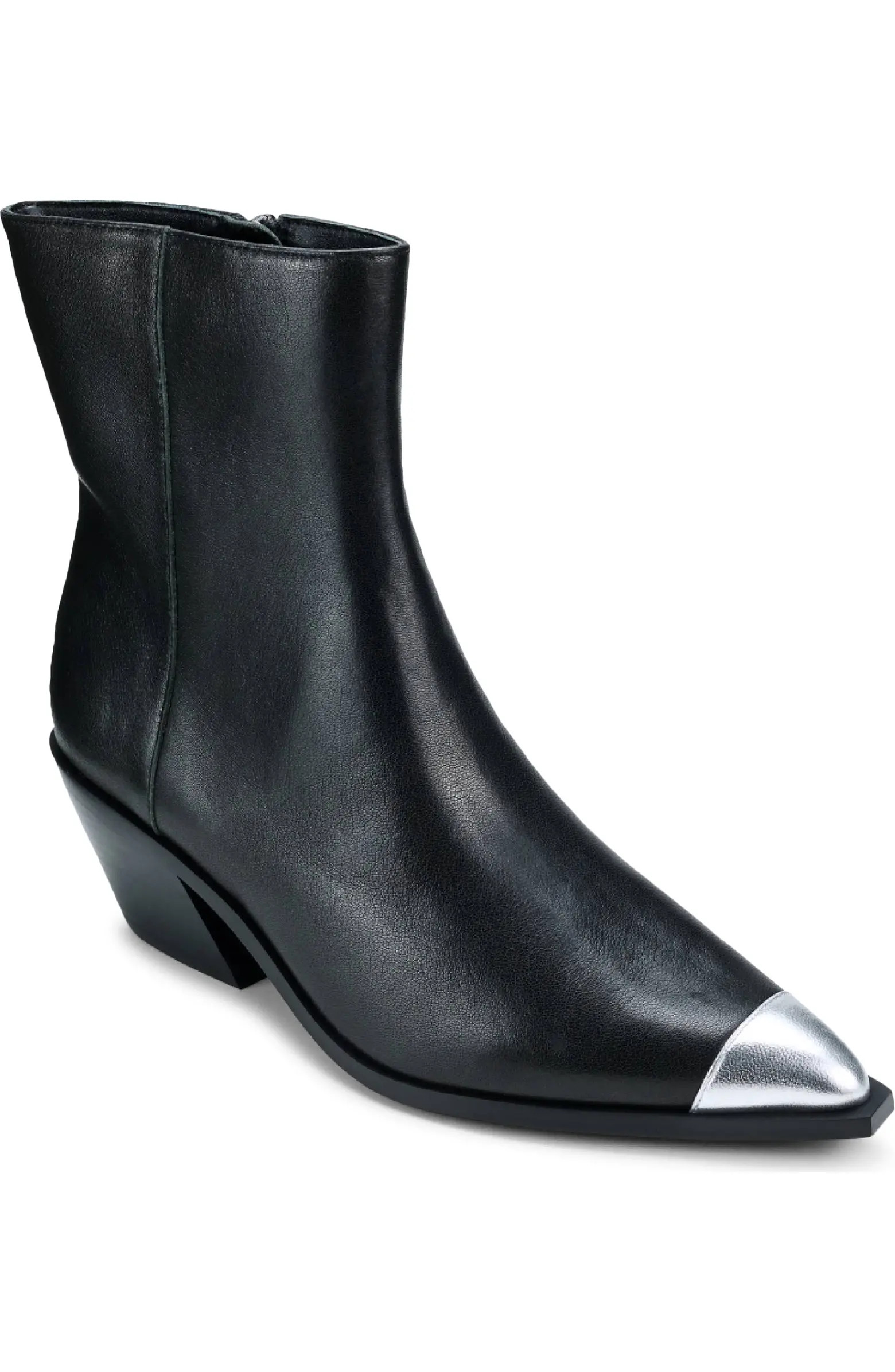 Yosi Samra Aston Pointed Cap Toe Bootie (Women) | Nordstrom | Nordstrom