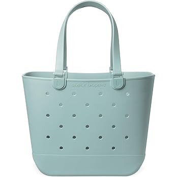 Simple Modern Extra-Large Beach Bag | Waterproof Getaway Rubber Tote with Zipper Pocket for Trave... | Amazon (US)