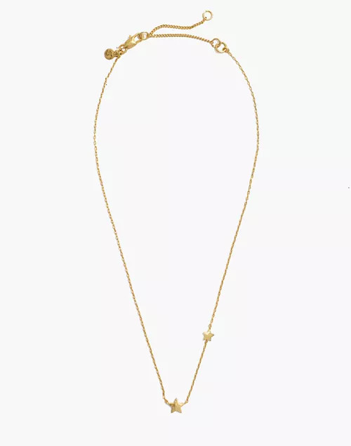 Hammered Star Asymmetrical Choker Necklace | Madewell