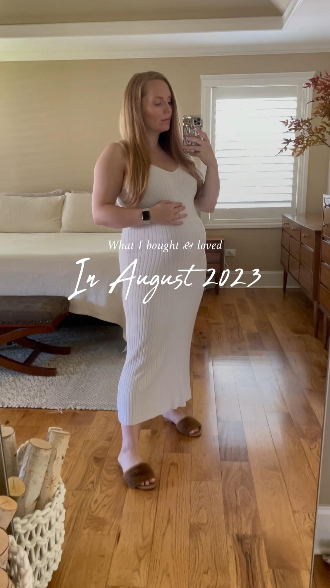 What I bought and loved in August 2023:

Amazon Ribbed Dress ($30). This non-maternity dress is so easy and flattering. It comes in tons of colors and is a great steal if you can get it on lightening deal like it is today!

Aritzia Trench Robe ($198). This drapey trench robe is the ultimate fall wardrobe staple. It’s not too hot or too cold and instantly makes any outfit look pulled together.

Face Foundrie Collagen Spritz ($48). I bought this after my first @ facial and have been obsessed since. A little spritz goes a long way and I love that it gives my make up a refresh while caring for my skin.

Afloral Fall Branches ($42 per stem). I invested in some @ green branches in spring and loved them so much I bought these for the fall and winter months. They’re incredibly realistic! I was able to snag mine on sale so keep a lookout — pricey but worth the investment.

Flying Cow Tallow Baby Moon Belly Balm ($35). This isn’t a new purchase, I used this almost exclusively when I was pregnant with Owen. And now that I’m in my third trimester I’m using it daily for baby #2 too. I swear this stuff prevented stretch marks in my first pregnancy. And it just smells so damn good. My #1 pregnancy essential.

#LTKSeasonal #LTKbump #LTKbeauty