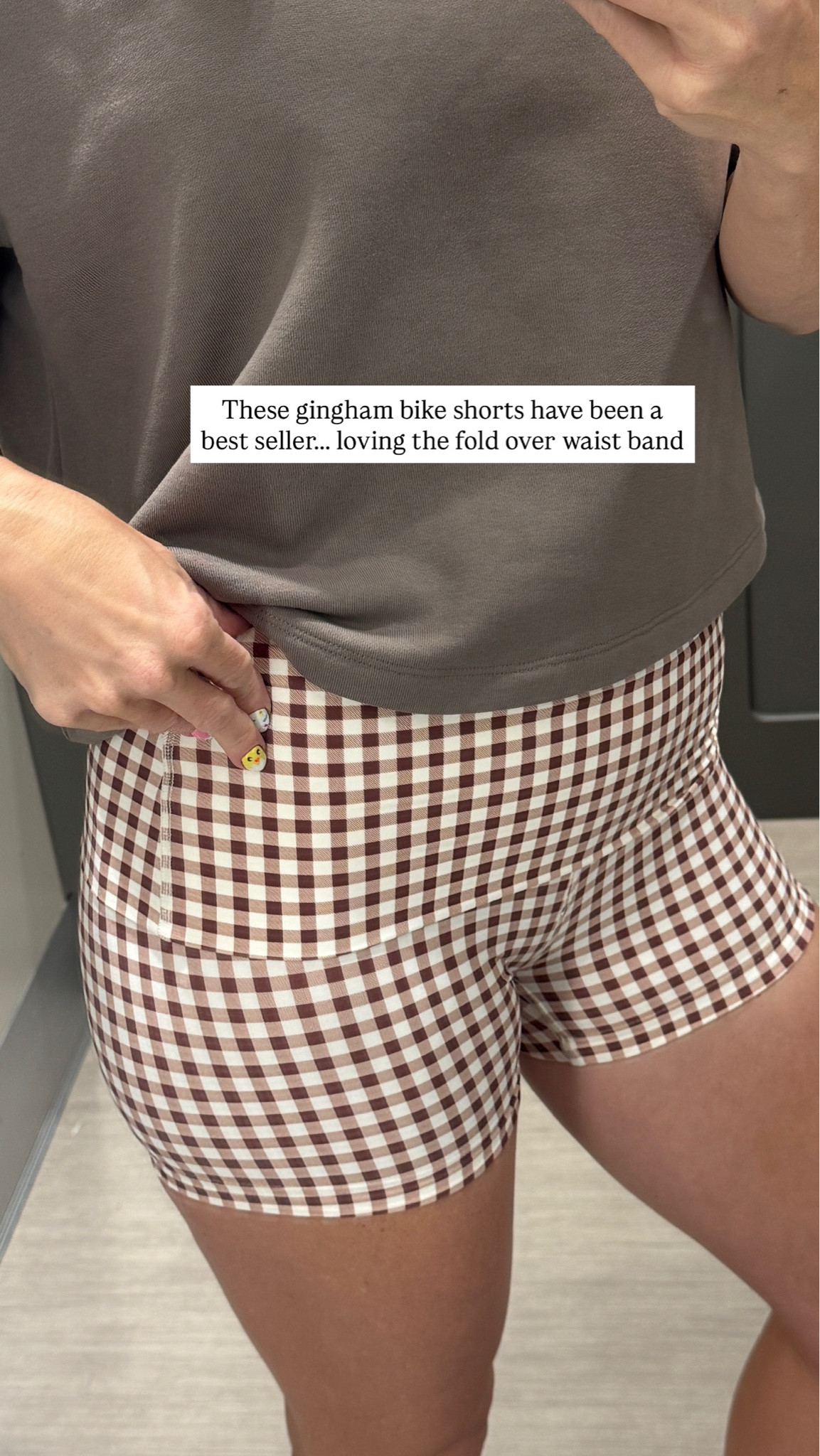 These biker shorts in gingham have been a must have!  

#TargetFines #GymOutfit #BikingShorts @Target 