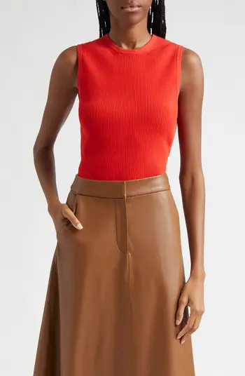 Veronica Beard Rib Sweater Tank | Nordstrom | Nordstrom