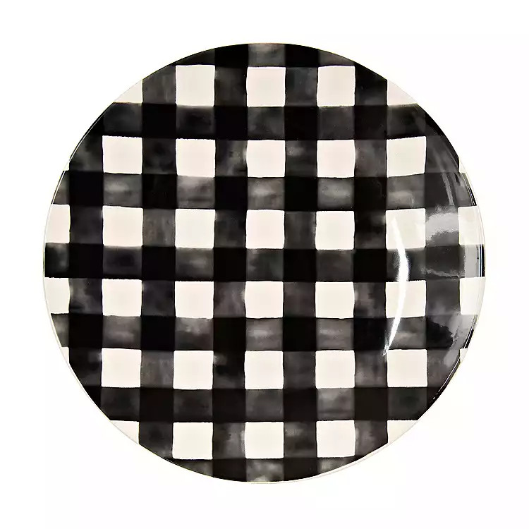 Brushed Buffalo Plaid Dinner Plates, Set of 4 | Kirkland's Home
