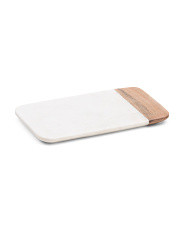 10in Marble And Wood Cheese Board | TJ Maxx