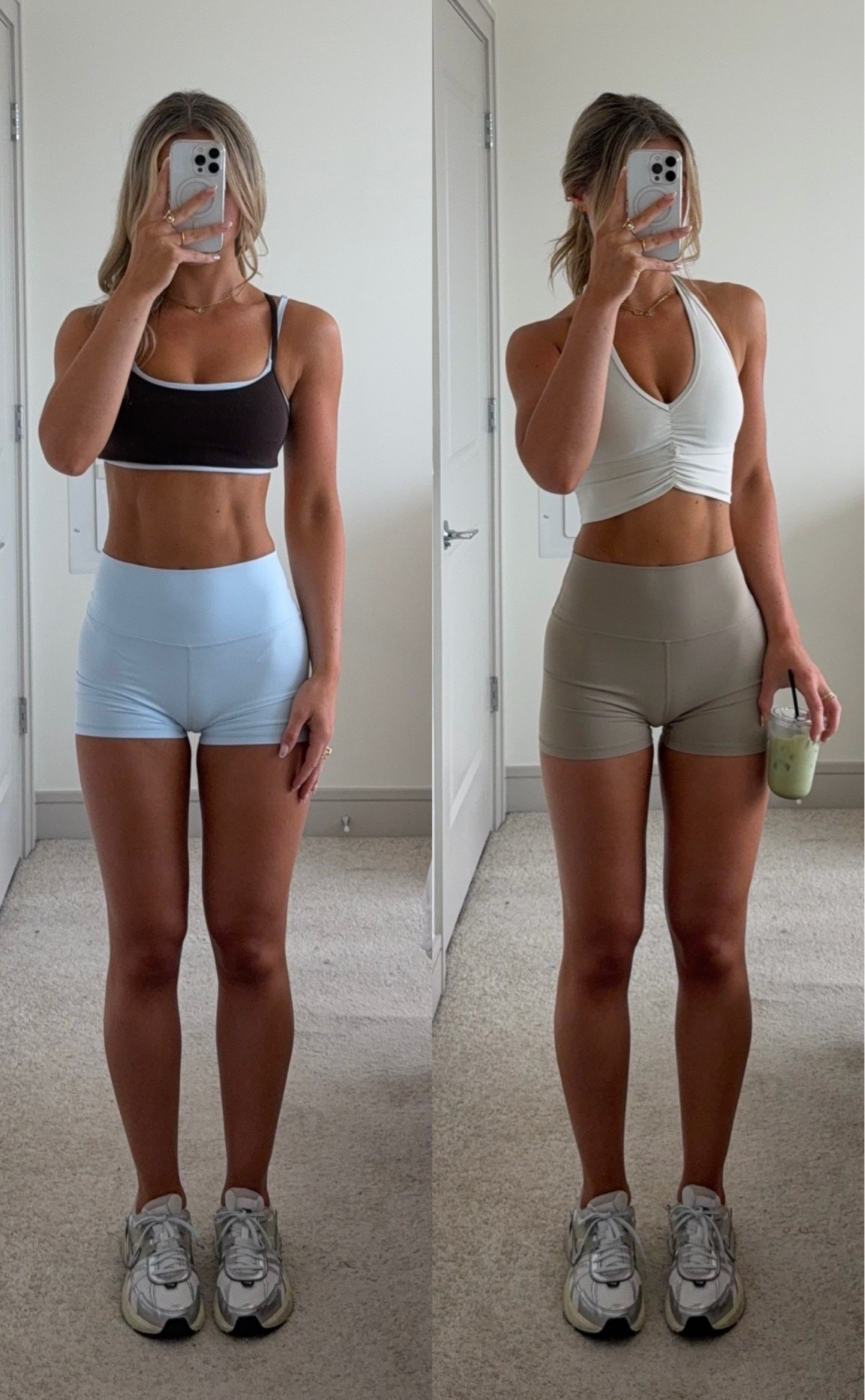summer workout sets you can mix and match 🤸🏼 @athluna 🩵🤎 code: Whitney23 for 23% off!
#athluna #ad #lunaairy

#LTKfitnessgoals