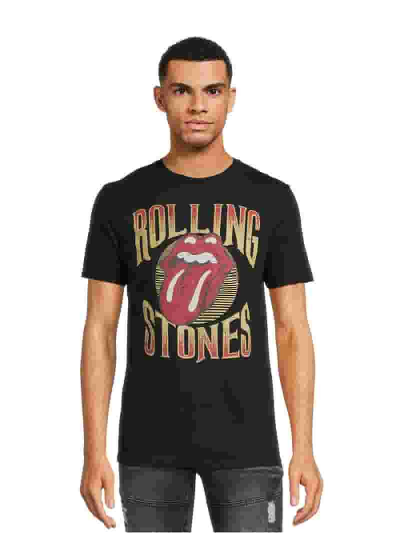 Rolling Stones Classic Men’s & Big Men’s Graphic Tee with Short Sleeves, Sizes S-3XL - Walmar... | Walmart (US)