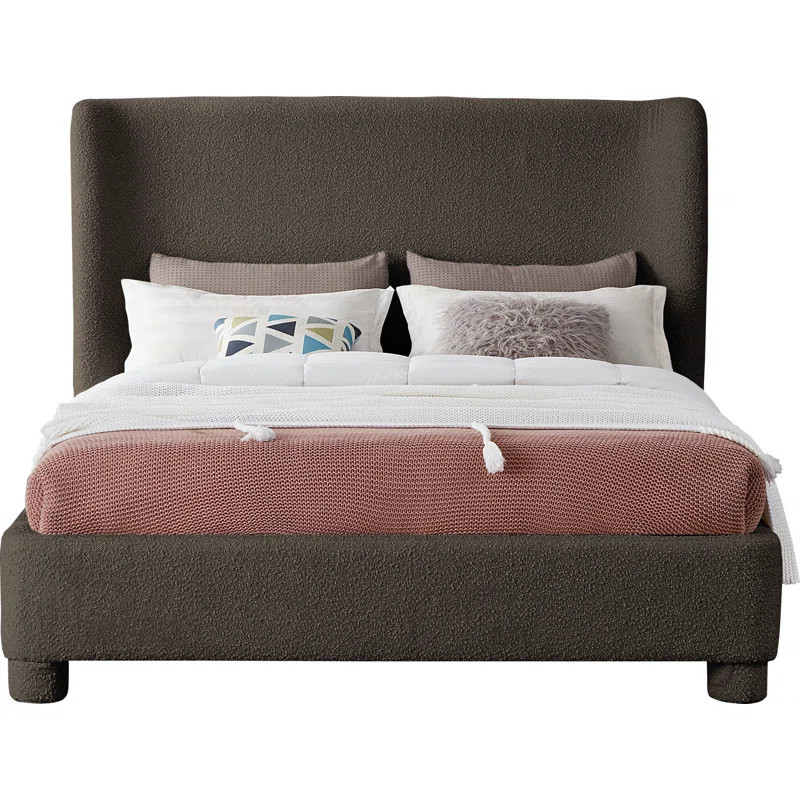 Ivyann Upholstered Unfinished Wingback Bed | Wayfair North America
