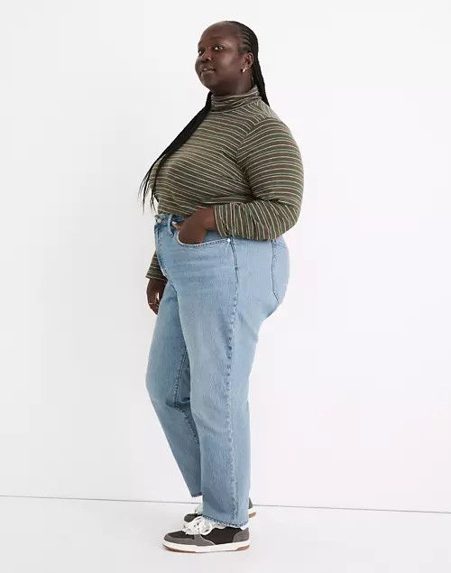 The Plus Curvy Perfect Vintage Straight Jean in Hoye Wash | Madewell