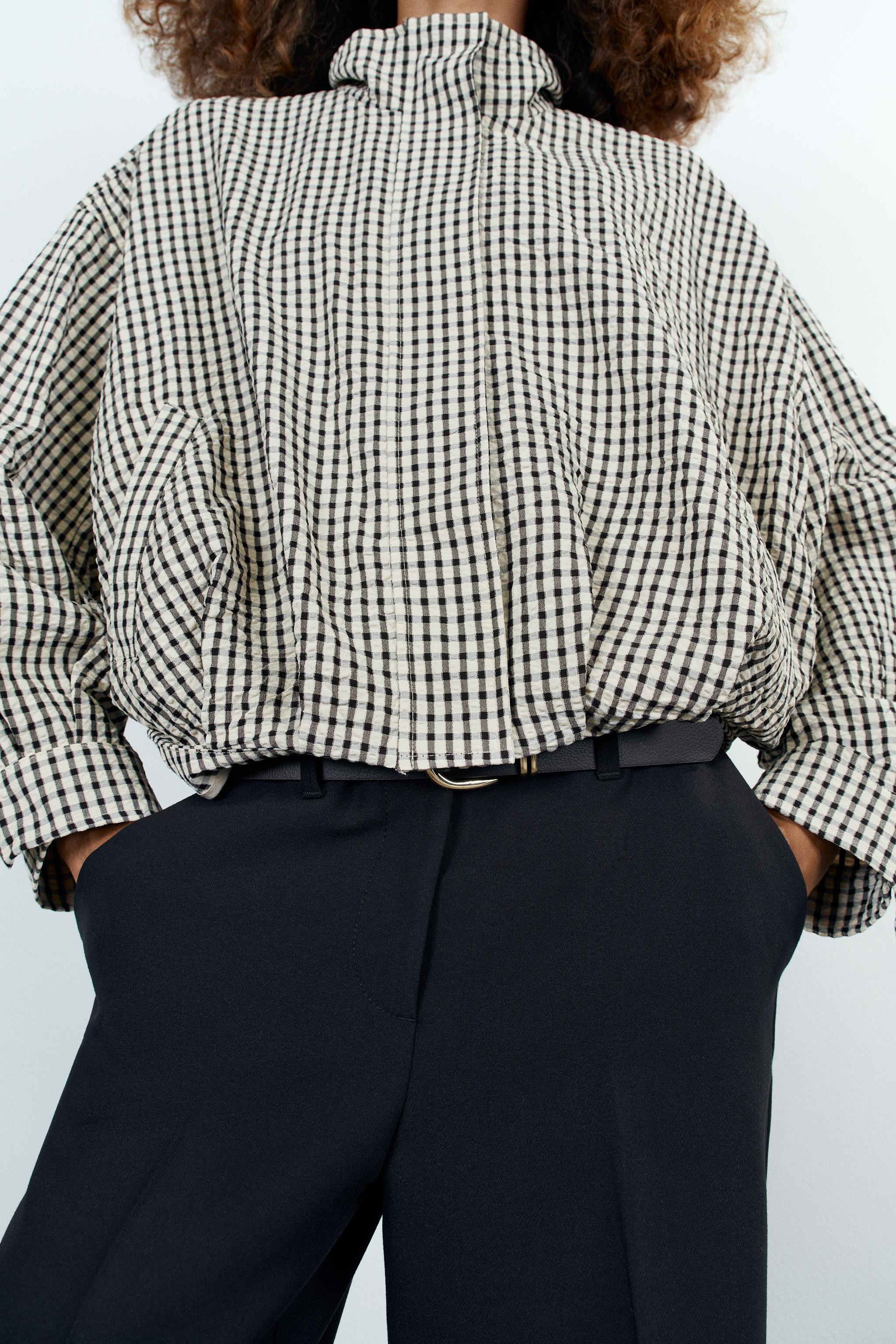 PLAID BOMBER JACKET | Zara US