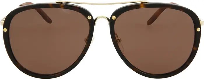 Gucci 56mm Aviator Sunglasses | Nordstromrack | Nordstrom Rack