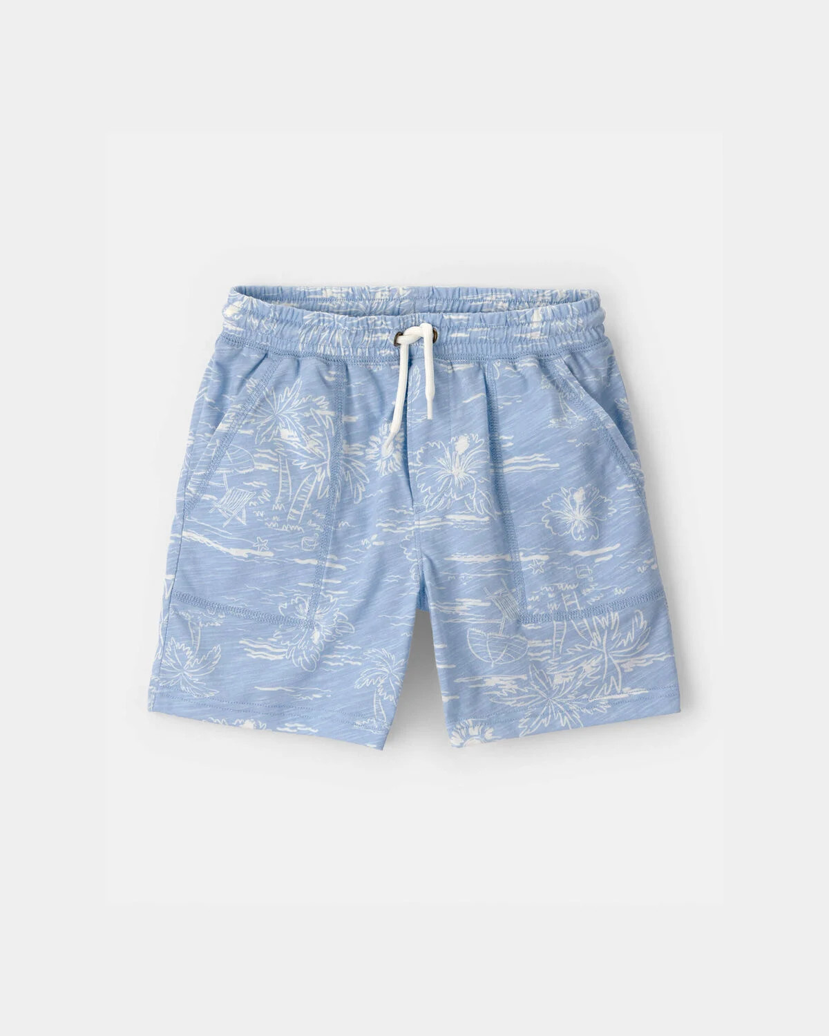 Boys Tropical Beach Knit Shorts - Blue | Carter's Inc