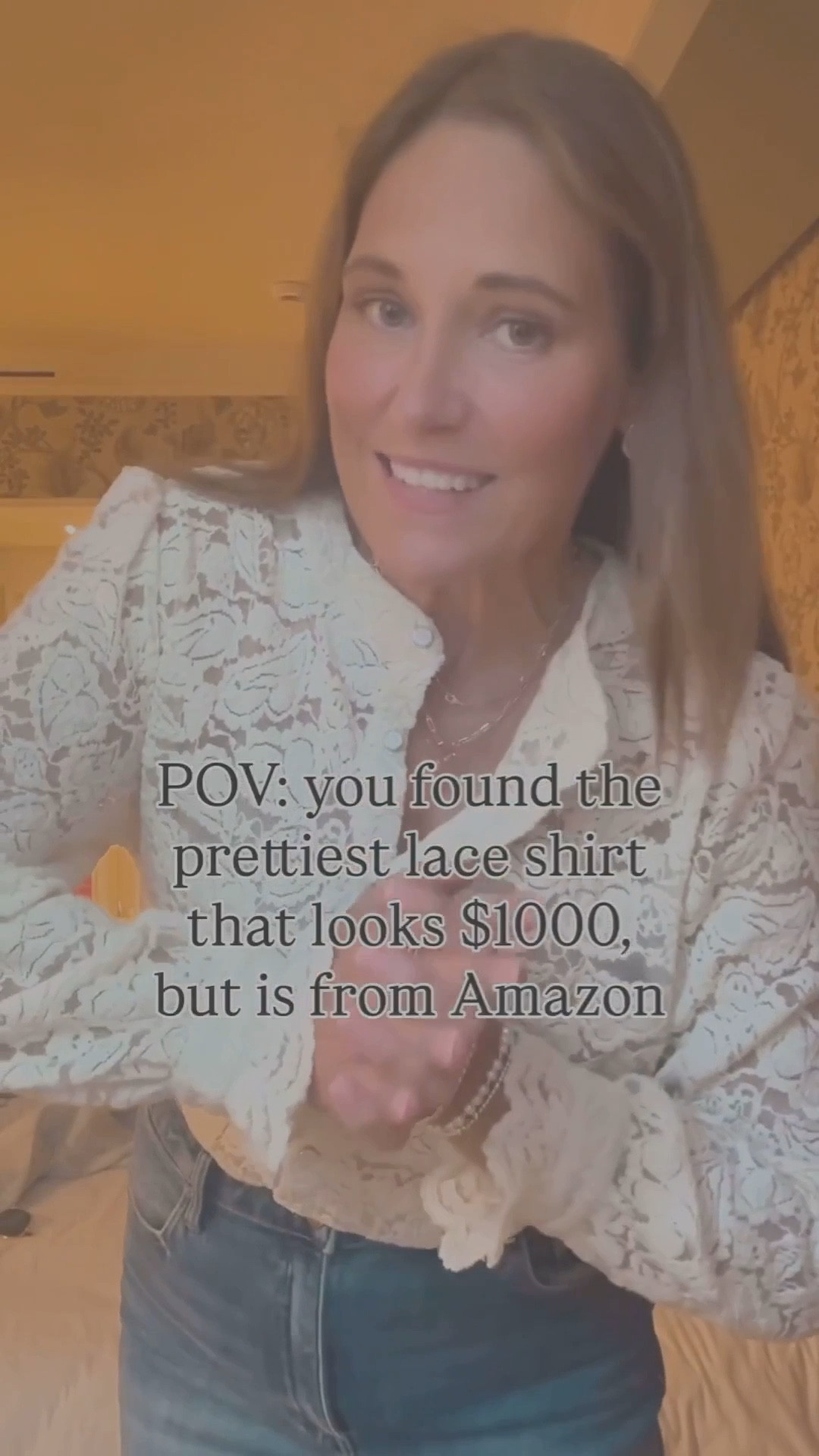 We had to share this top that we recently got from Amazon! It is the most gorgeous lace top for under $100! It’s a perfect layering piece and brings an elegant touch to every outfit! 

#LTKSeasonal #LTKOver40 #LTKMidsize