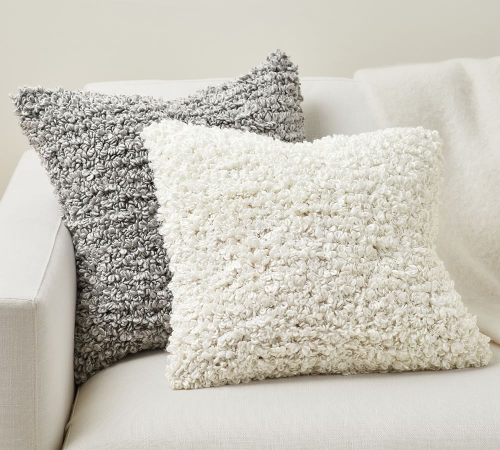 Micro Poodle Pillow Cover | Pottery Barn (US)