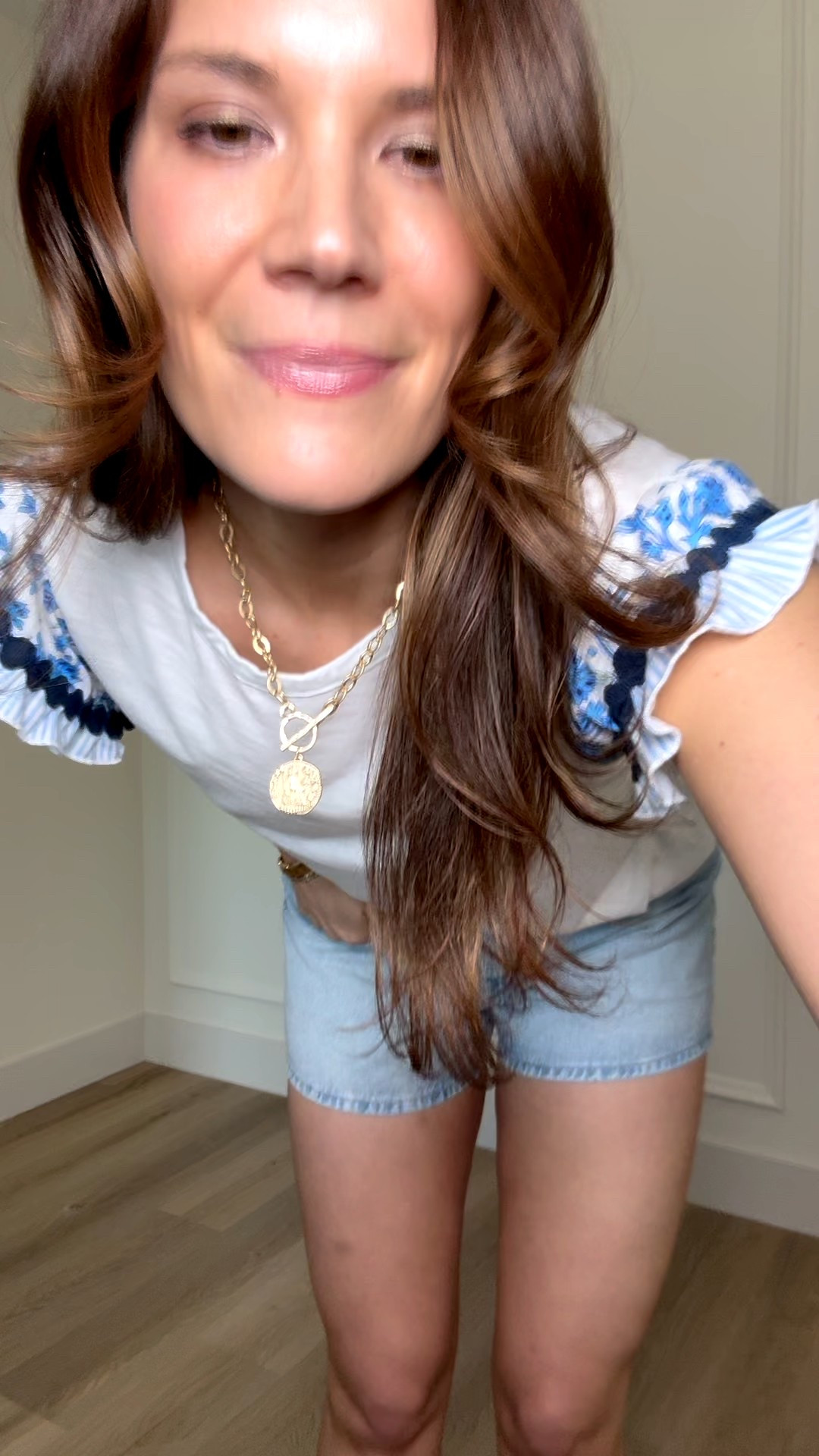 This top is such a cute little upgrade to your everyday tee. i love the ruffle detail on the shoulders paired with denim shorts for an easy, put together spring outfit. perfect for errands, casual plans, or a quick throw on and go look. 

ruffle sleeve top, denim shorts, casual outfits, everyday outfits, spring outfits, mom outfits, easy outfits, summer outfits, basic elevated, stang and co

#LTKTall #LTKSeasonal #LTKTravel