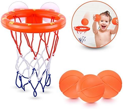 BRITENWAY Fun Basketball Hoop & Balls Playset for Little Boys & Girls | Bathtub Shooting Game for... | Amazon (US)