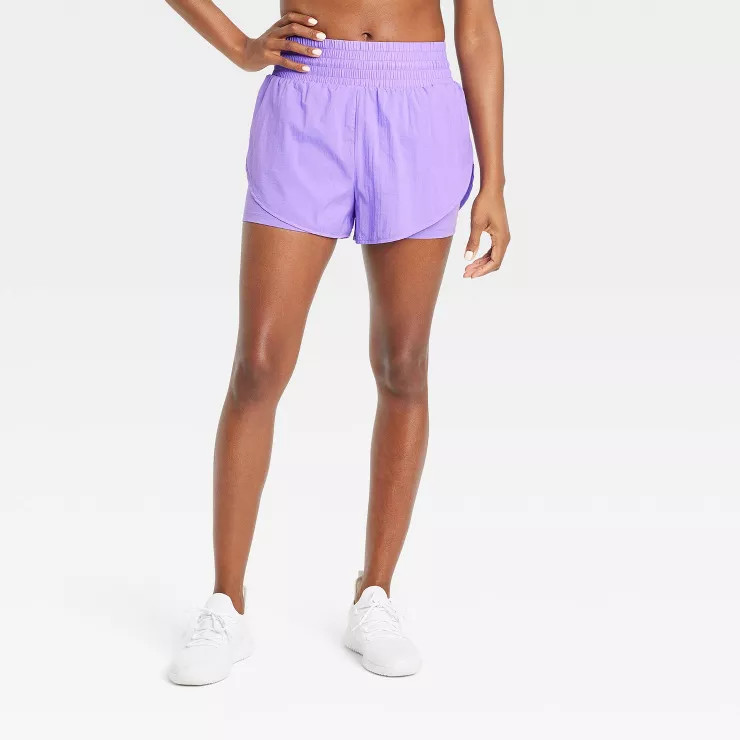 Women's Translucent Tulip Shorts - All in Motion™ | Target