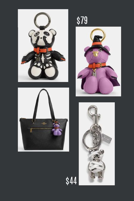 Coach Outlet Halloween collection 2023 part 7 of 7 // Halloween purse bag charm teddy bear spooky cute keychain skeleton bear witch bear mummy bear leather gothic 

#LTKitbag #LTKHalloween #LTKSeasonal