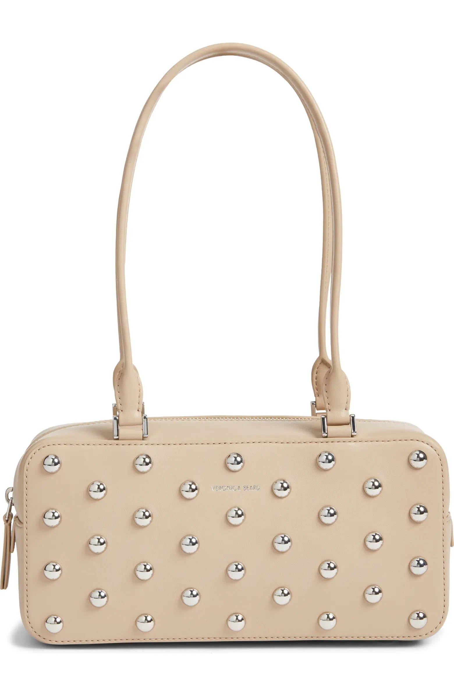 Veronica Beard Studded Boxy Leather Shoulder Bag | Nordstrom | Nordstrom