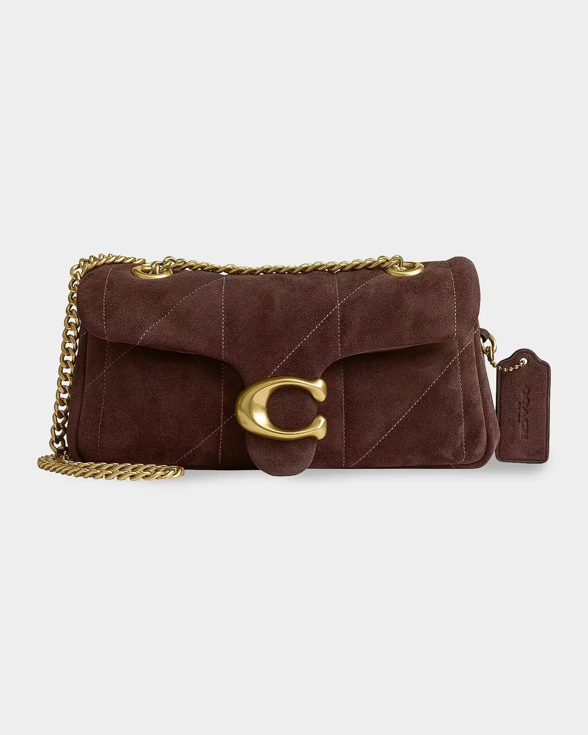 Tabby 20 Quilted Suede Shoulder Bag | Neiman Marcus