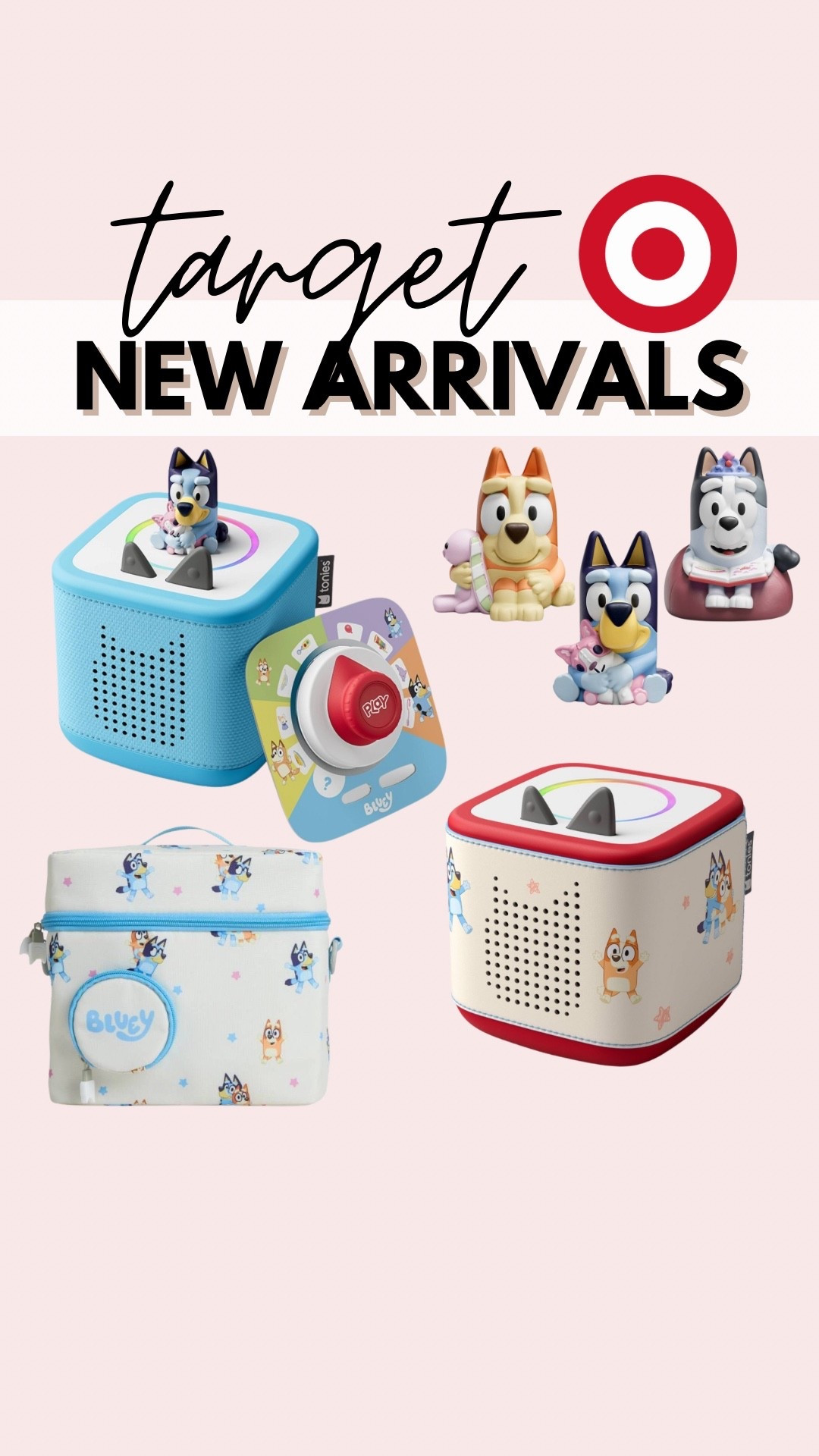 New bluey Tonies collection at Target 
Toddler toys