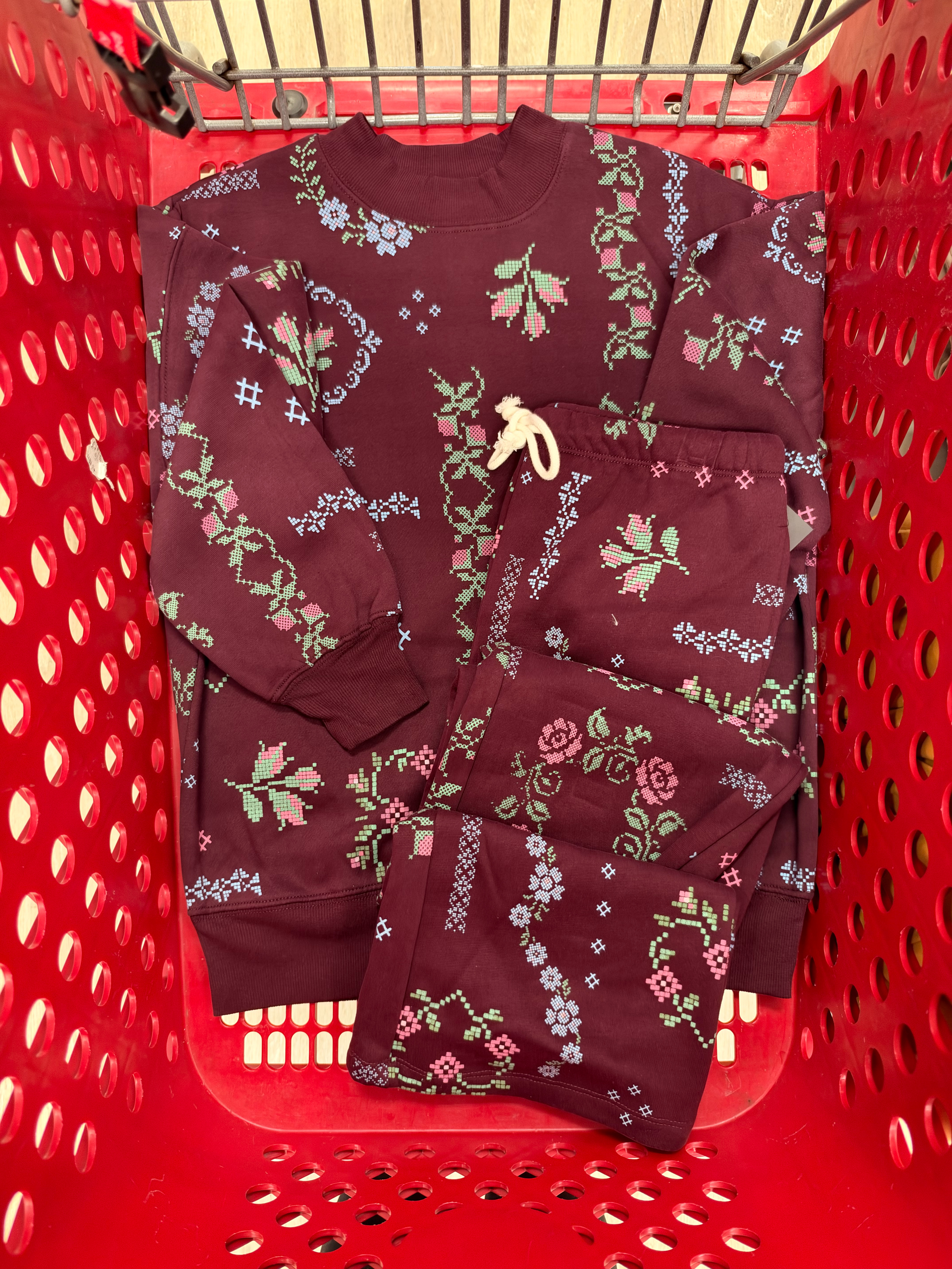 The cutest matching set for fall. I love the rich burgundy color and embroidered detail, and the relaxed fleece fit makes it perfect for lounging, errands, or an easy casual outfit. Both pieces are from Target and look so cute worn together or styled separately.

#LTKootd #LTKSeasonal #LTKSaleAlert