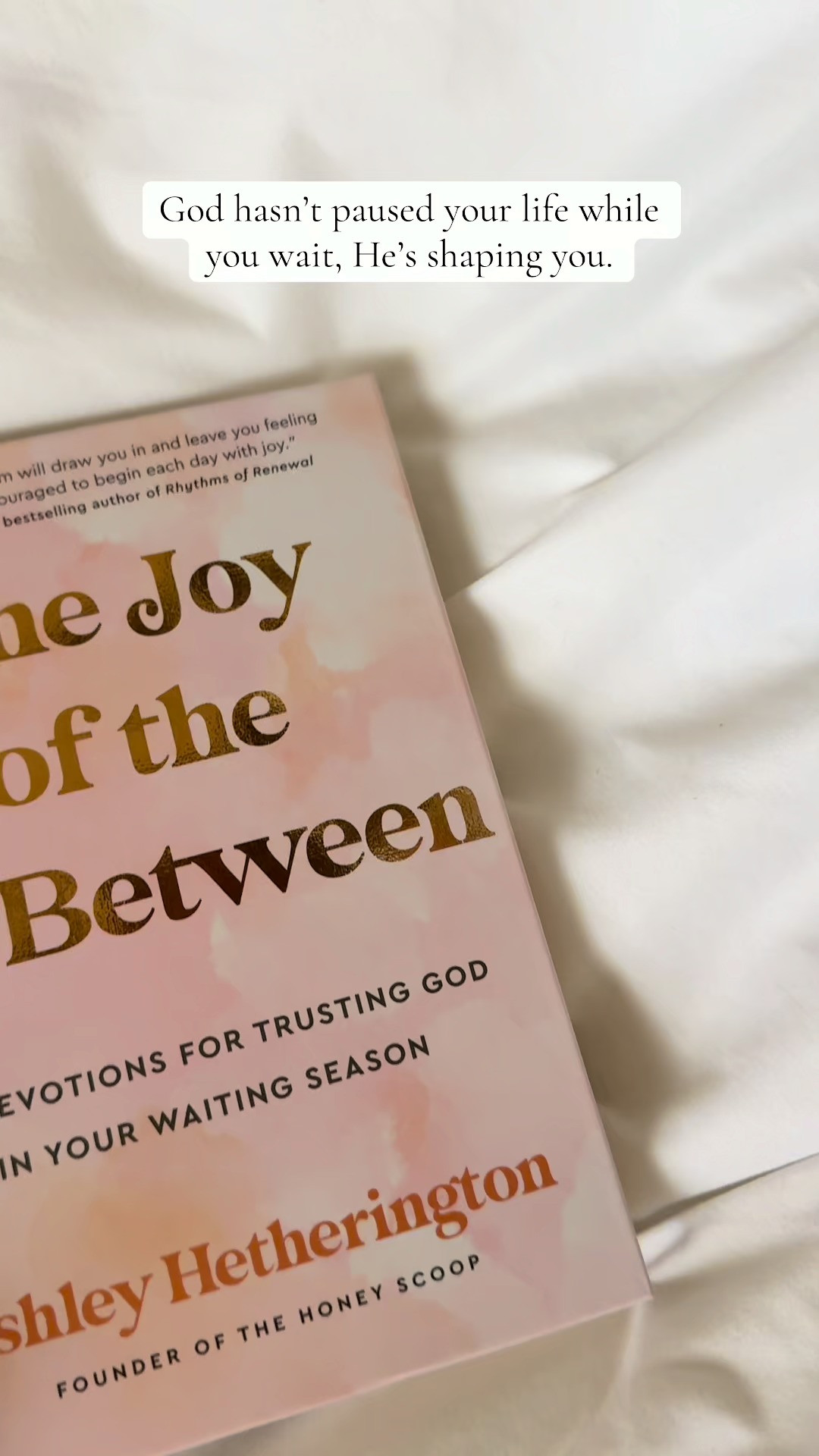 If you’ve been waiting for life to finally feel like it’s starting, this devotional gently reminds you that God is at work right now. The Joy of the In-Between invites you to trust God, embrace the present, and discover joy and purpose in the season you’re living today.

#christiandevotional #waitingseason #faithjourney #trustgod #joyinthejourney 

 

#LTKdayinmylife #LTKgrwm #LTKootd