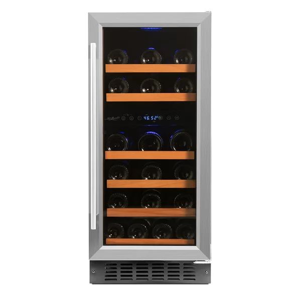 32 Bottle Dual Zone Freestanding/Built-In Wine Refrigerator | Wayfair North America