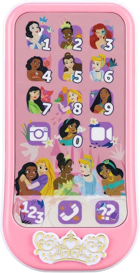 eKids Disney Princess Toy Phone for Kids, Toddler Toys Designed for Fans of Disney Princess Toys,... | Amazon (US)