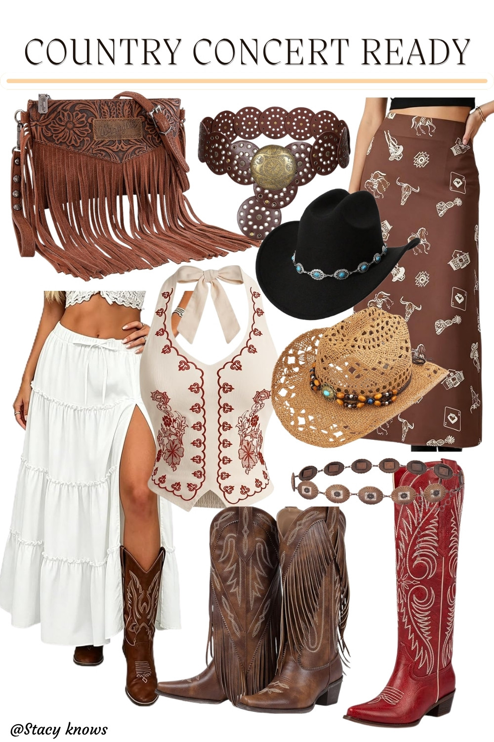Fringe, leather, and good music hits different. Snag this effortless country concert look before it sells out — linked all the exact pieces plus budget-friendly alternatives!
#CountryConcertOutfit #WesternVibes #ConcertFit #LTKhome #LTKstyletip #LTKunder100 #CowgirlStyle #FashionInspo 

 #LTKdayinmylife #LTKootd #LTKstorytime