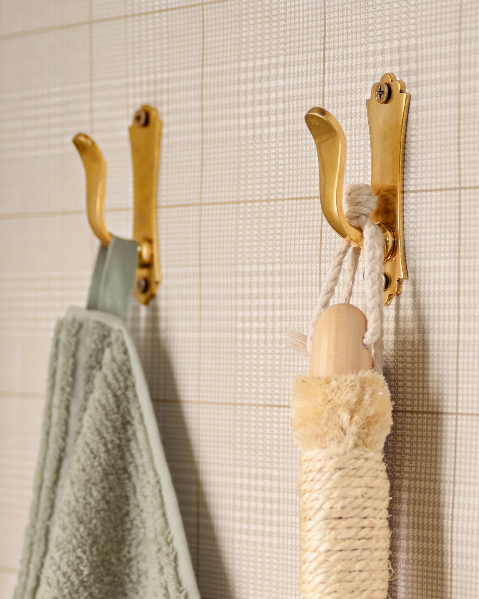 Lillian Solid Brass Wall Hook | Magnolia