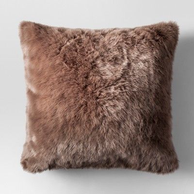 Faux Fur Oversized Throw Pillow - Threshold™ | Target