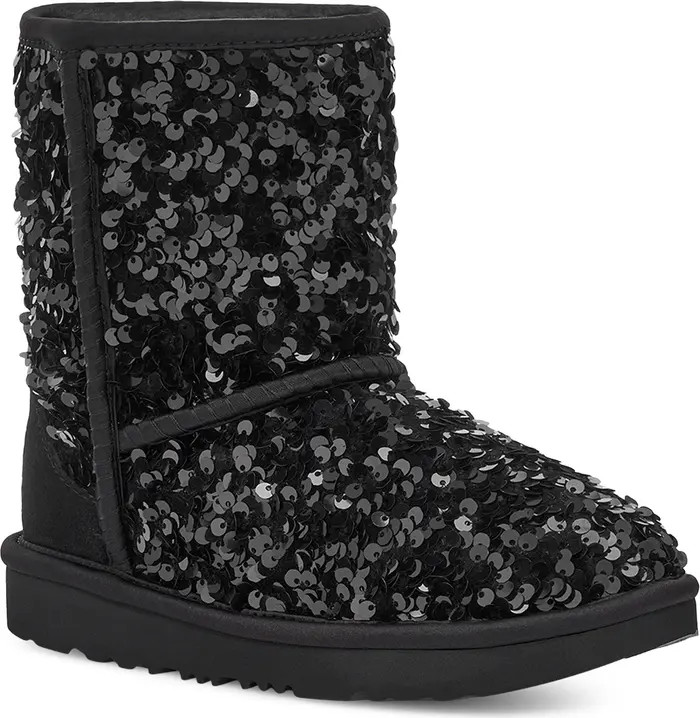 UGG® Chunky Sequin Classic Water Resistant Short Boot | Nordstromrack | Nordstrom Rack
