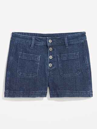 High-Waisted Jean Shorts -- 3-inch inseam | Old Navy (US)