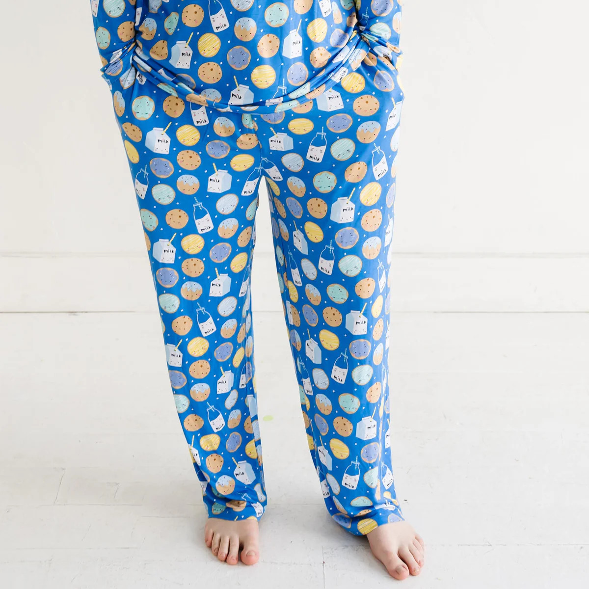 Blue Cookies & Milk Men's Pajama Pants | Little Sleepies