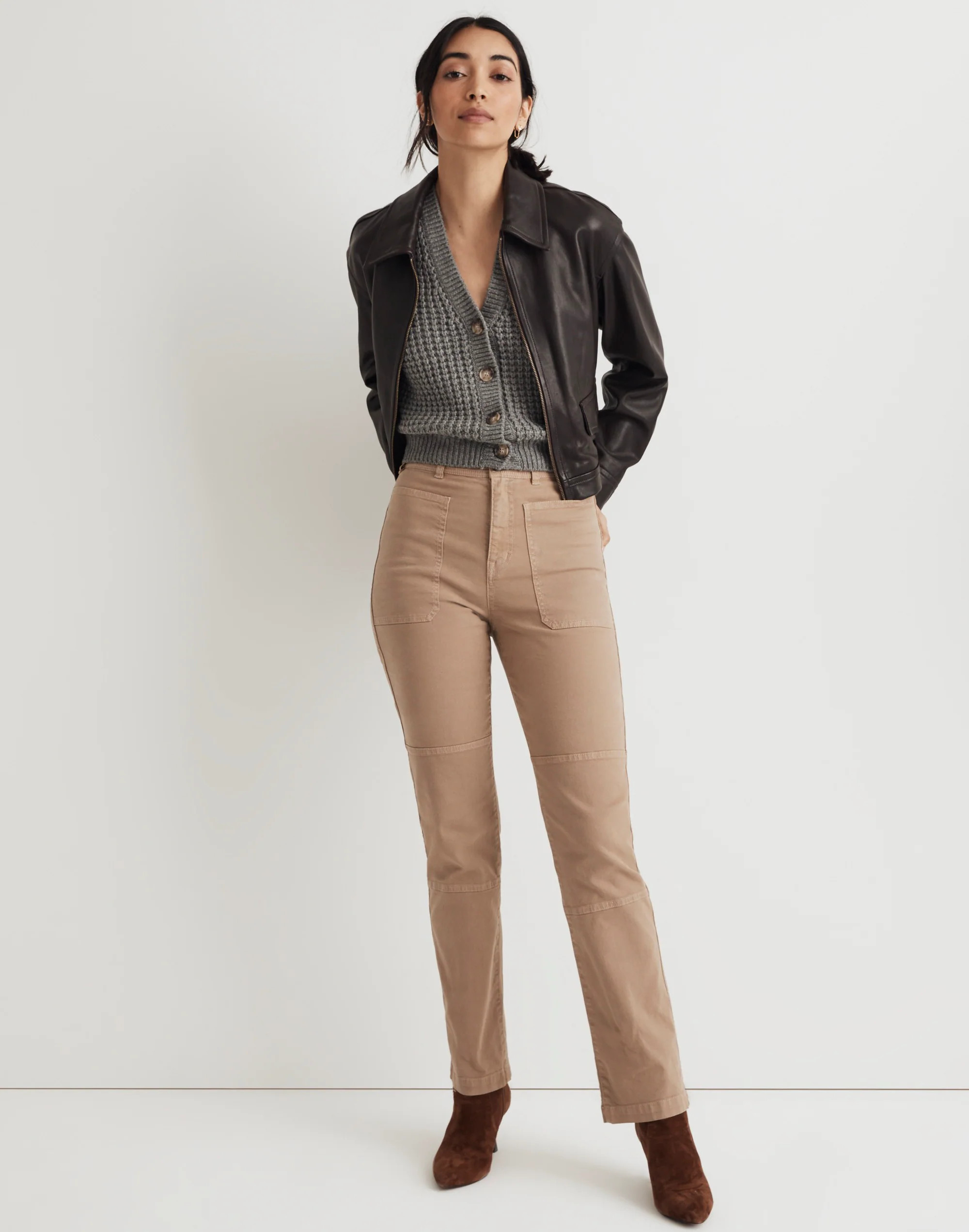 The Petite '90s Straight Cargo Pant in Garment-Dyed Canvas | Madewell