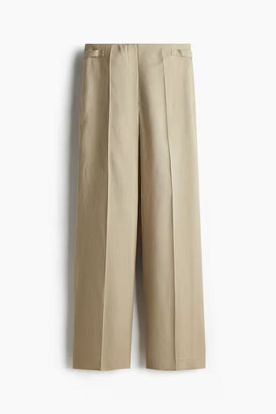 H & M - Hose aus Leinenmix - Beige - Damen | H&M (DE, AT, CH, NL, FI)